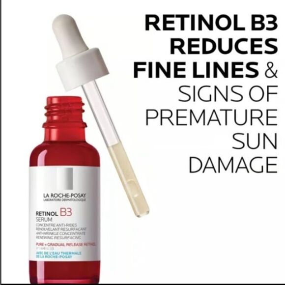 La Roche-Posay Retinol Serum B3 Anti-Wrinkle Concentrate Renewing -1 fl Box - Picture 2 of 8